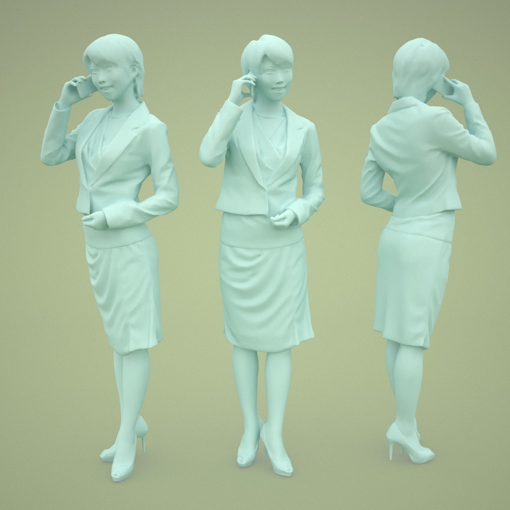 3D人物素材ポーズド 027_Haru