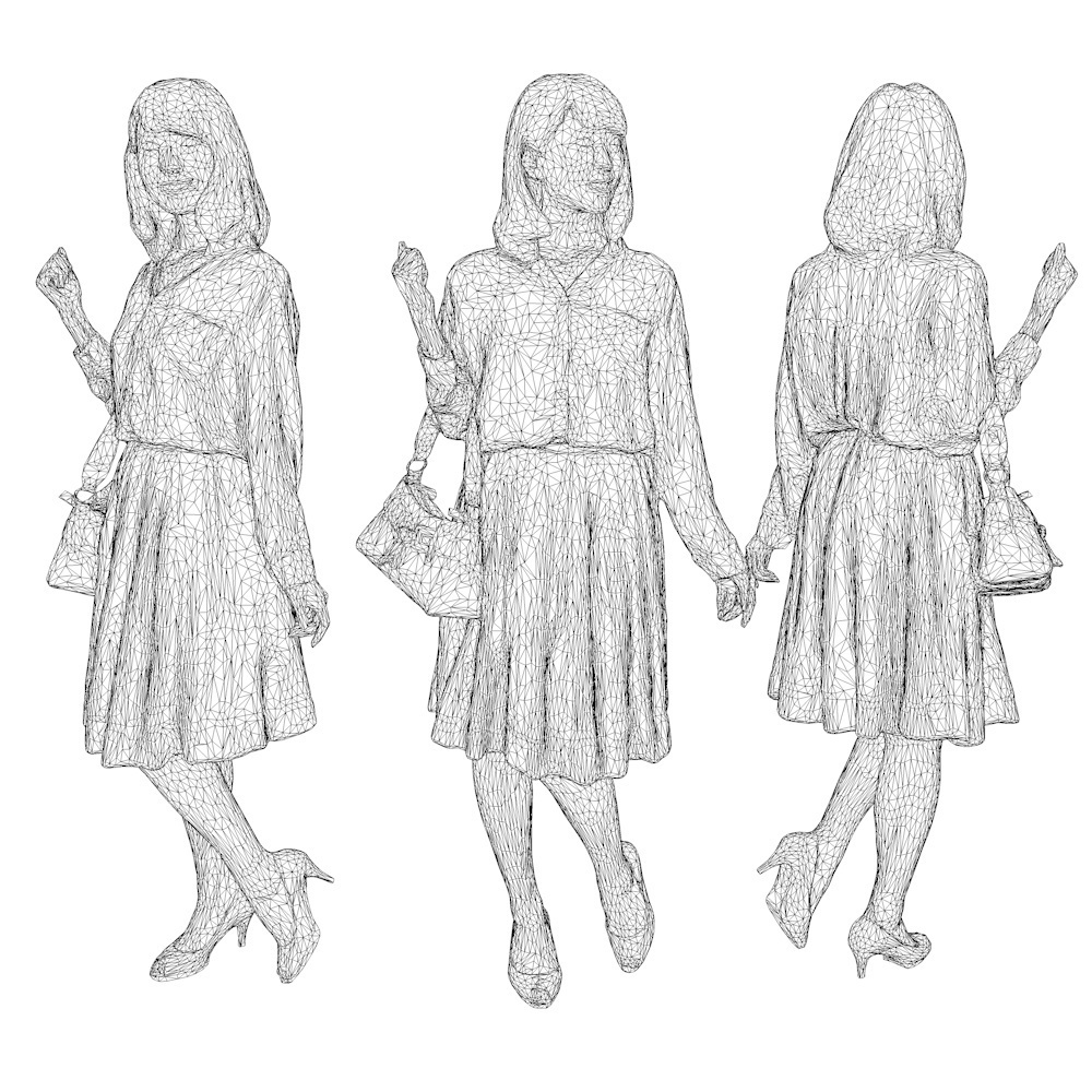 3D人物素材ポーズド 011_Kana