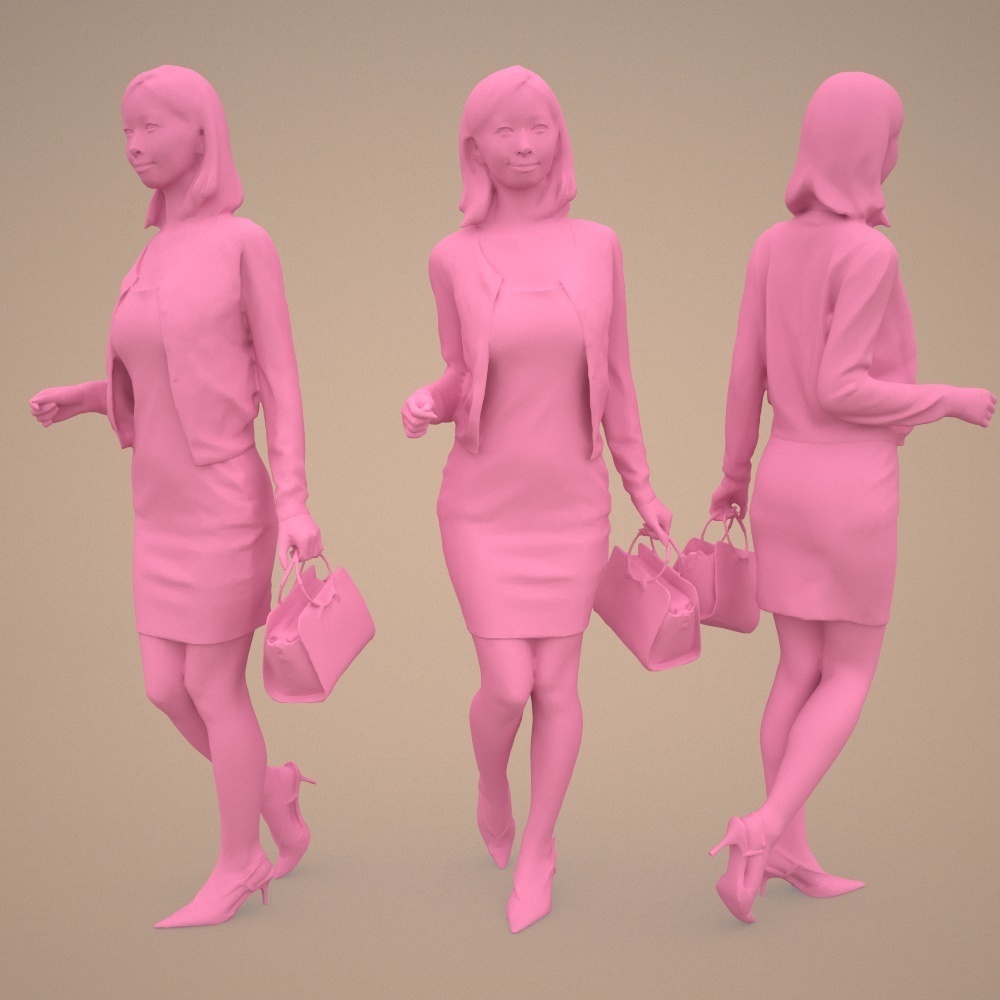 3D人物素材ポーズド 093_Aya