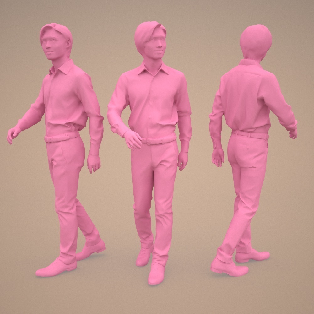 3D人物素材ポーズド 067_Syun