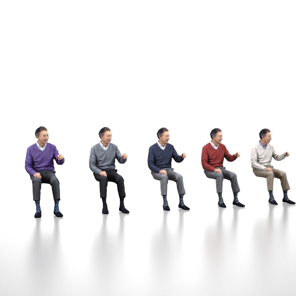 3D人物素材ポーズド 047_Ken