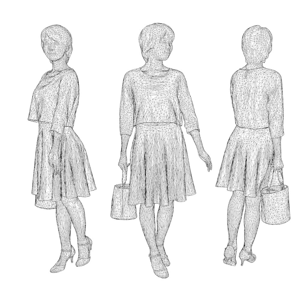 3D人物素材ポーズド 021_Haru