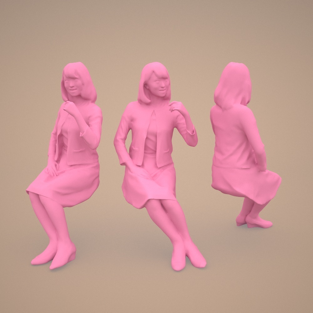 3D人物素材ポーズド 015_Kana