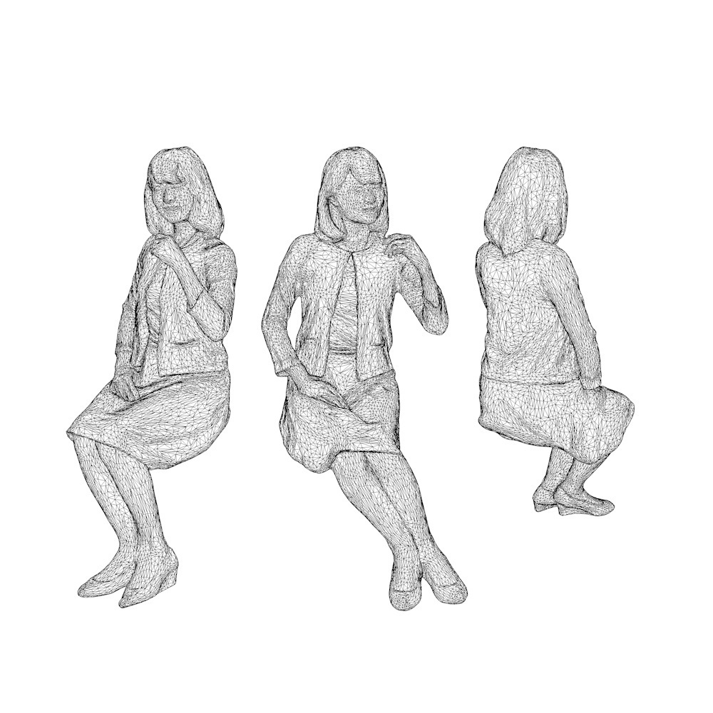 3D人物素材ポーズド 015_Kana