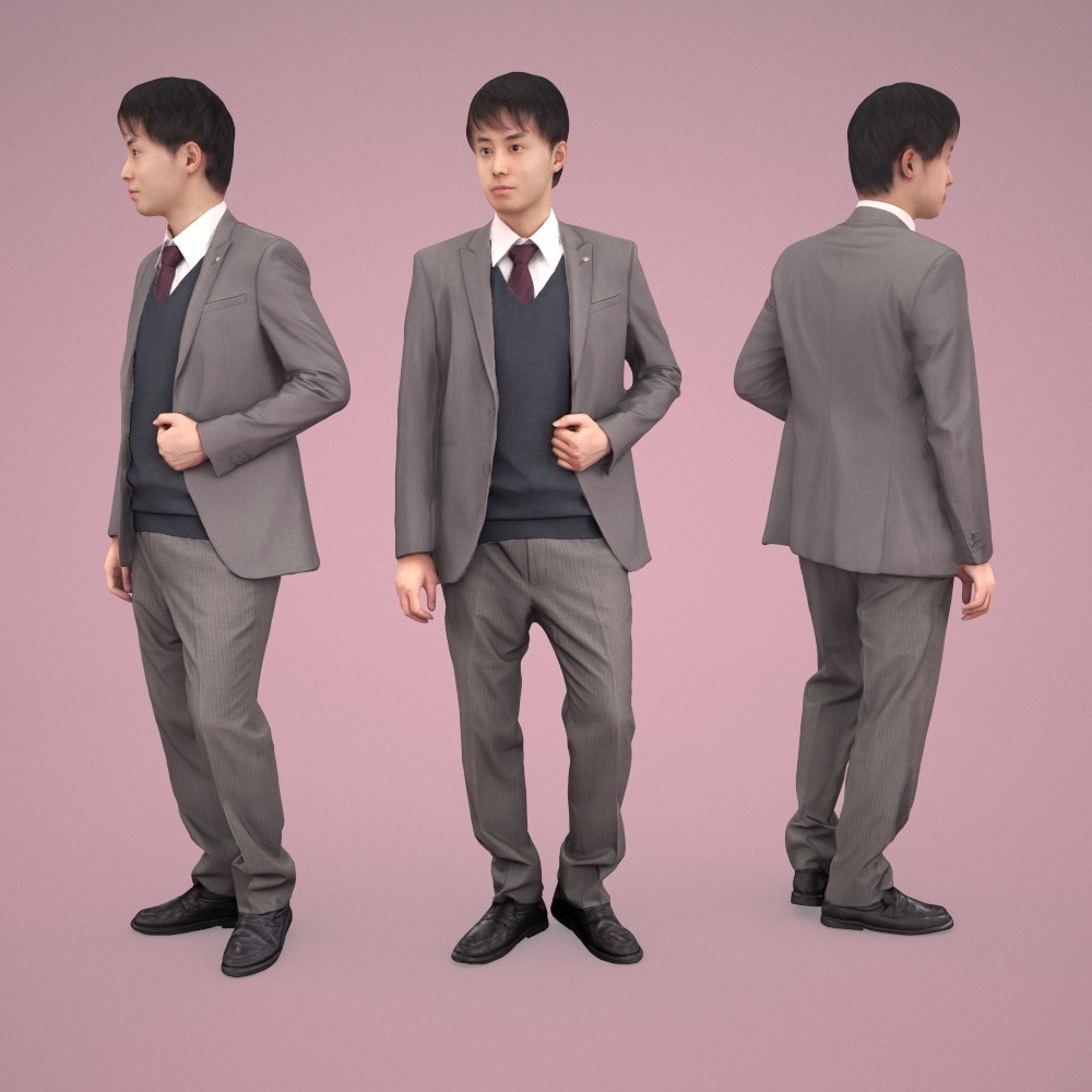 3D人物素材ポーズド 103_Sota