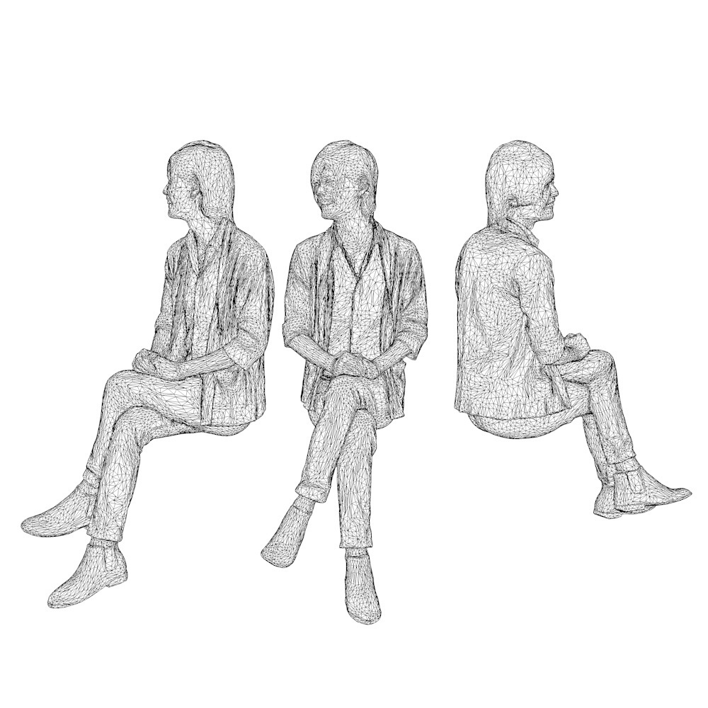 3D人物素材ポーズド 081_Ren