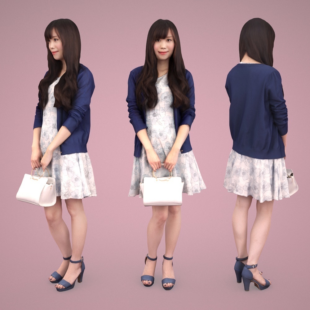 3D人物素材ポーズド 071_Yui