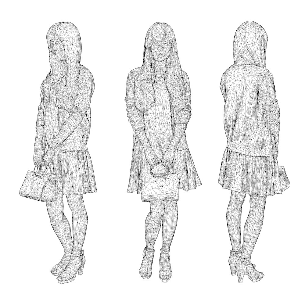 3D人物素材ポーズド 071_Yui