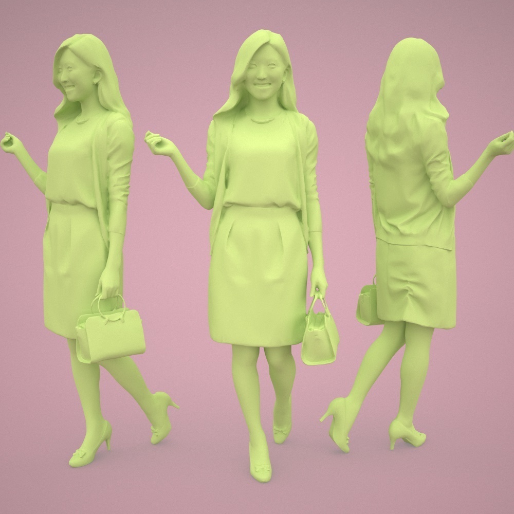 3D人物素材ポーズド 053_Mao