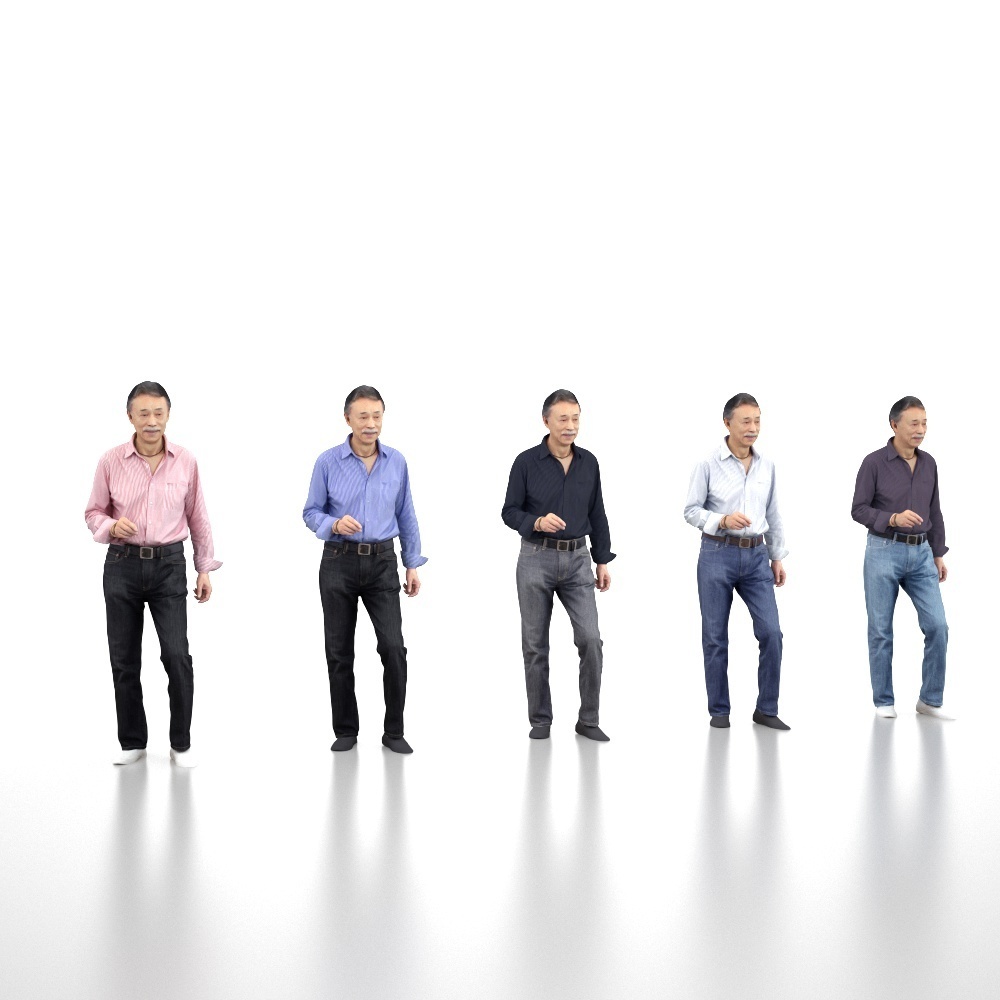 3D人物素材ポーズド 041_Ken