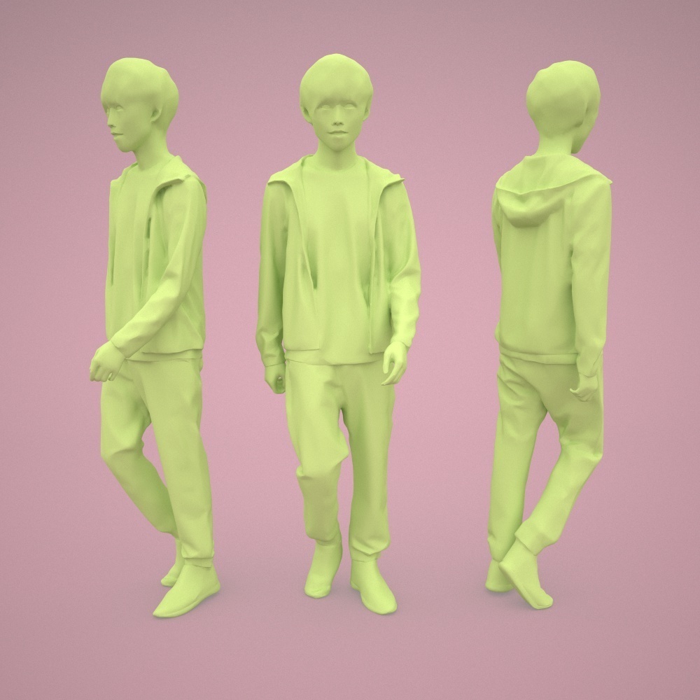 3D人物素材ポーズド 039_Toru