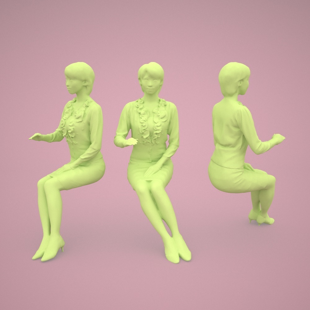 3D人物素材ポーズド 029_Haru