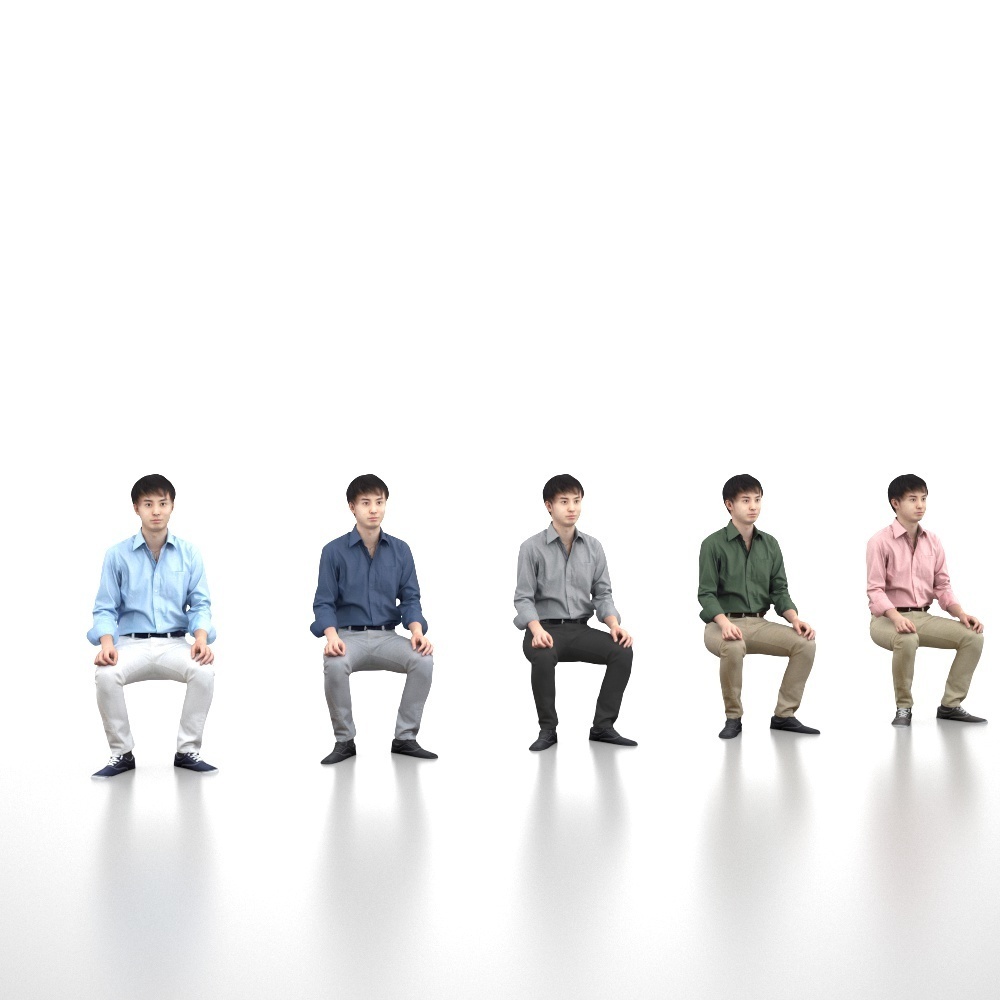 3D人物素材ポーズド 109_Sota