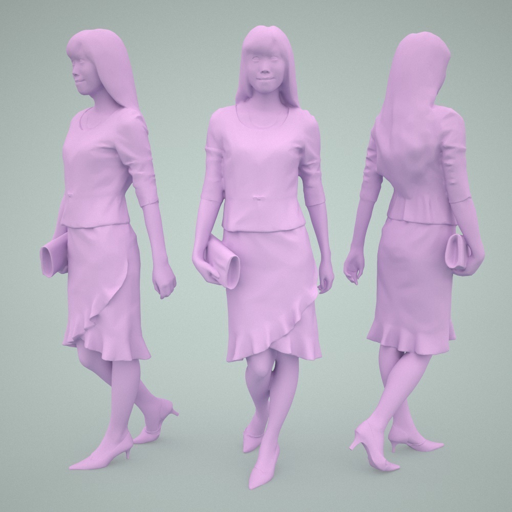 3D人物素材ポーズド 075_Yui