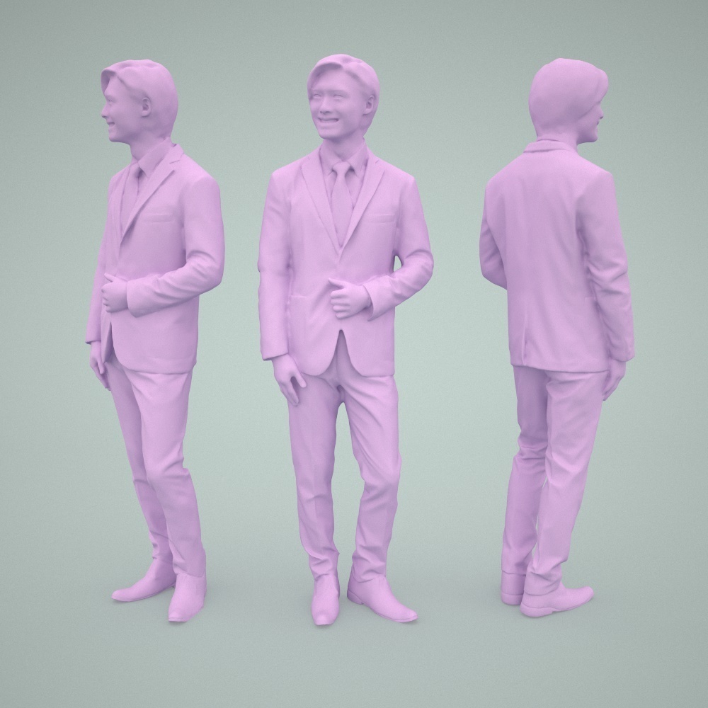 3D人物素材ポーズド 063_Syun