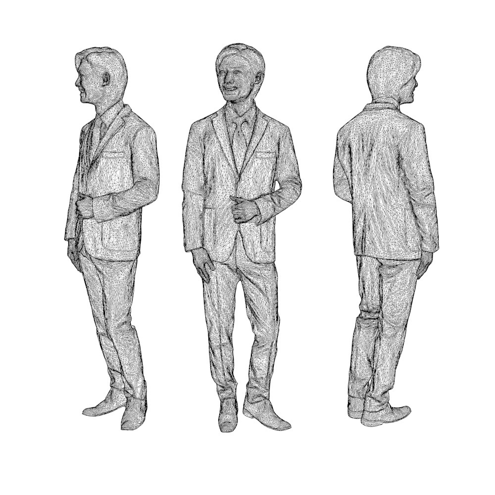 3D人物素材ポーズド 063_Syun