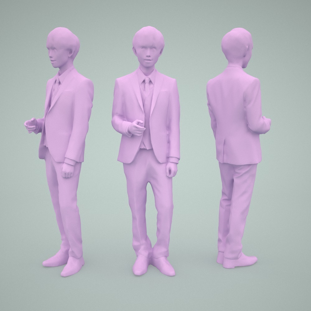 3D人物素材ポーズド 031_Toru