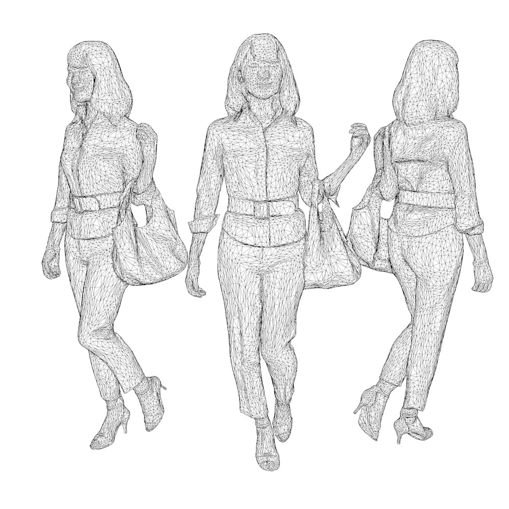 3D人物素材ポーズド 017_Kana