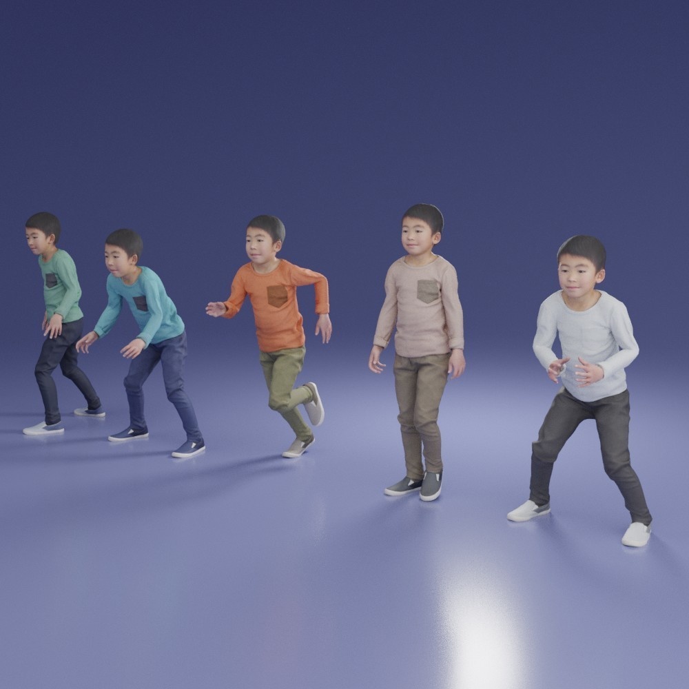 アニメーション付の3D人モデル 206_Taku_i06