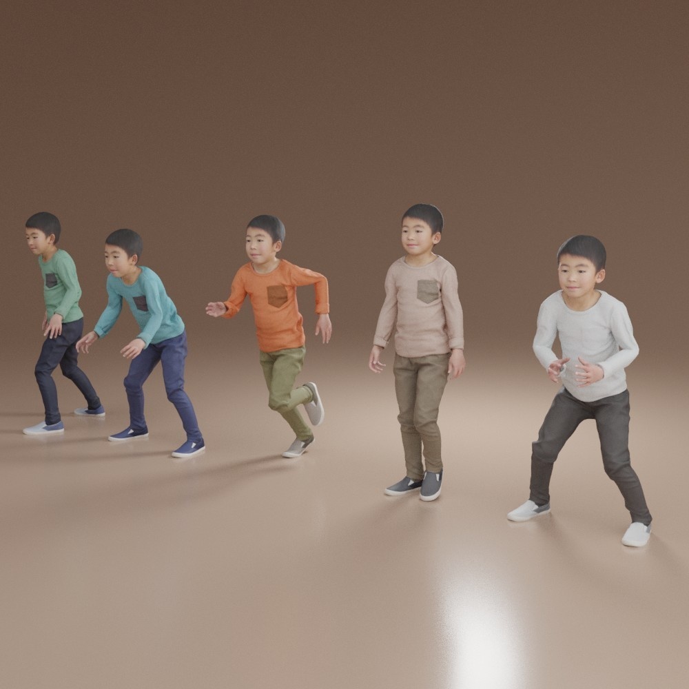 アニメーション付の3D人モデル 206_Taku_i06