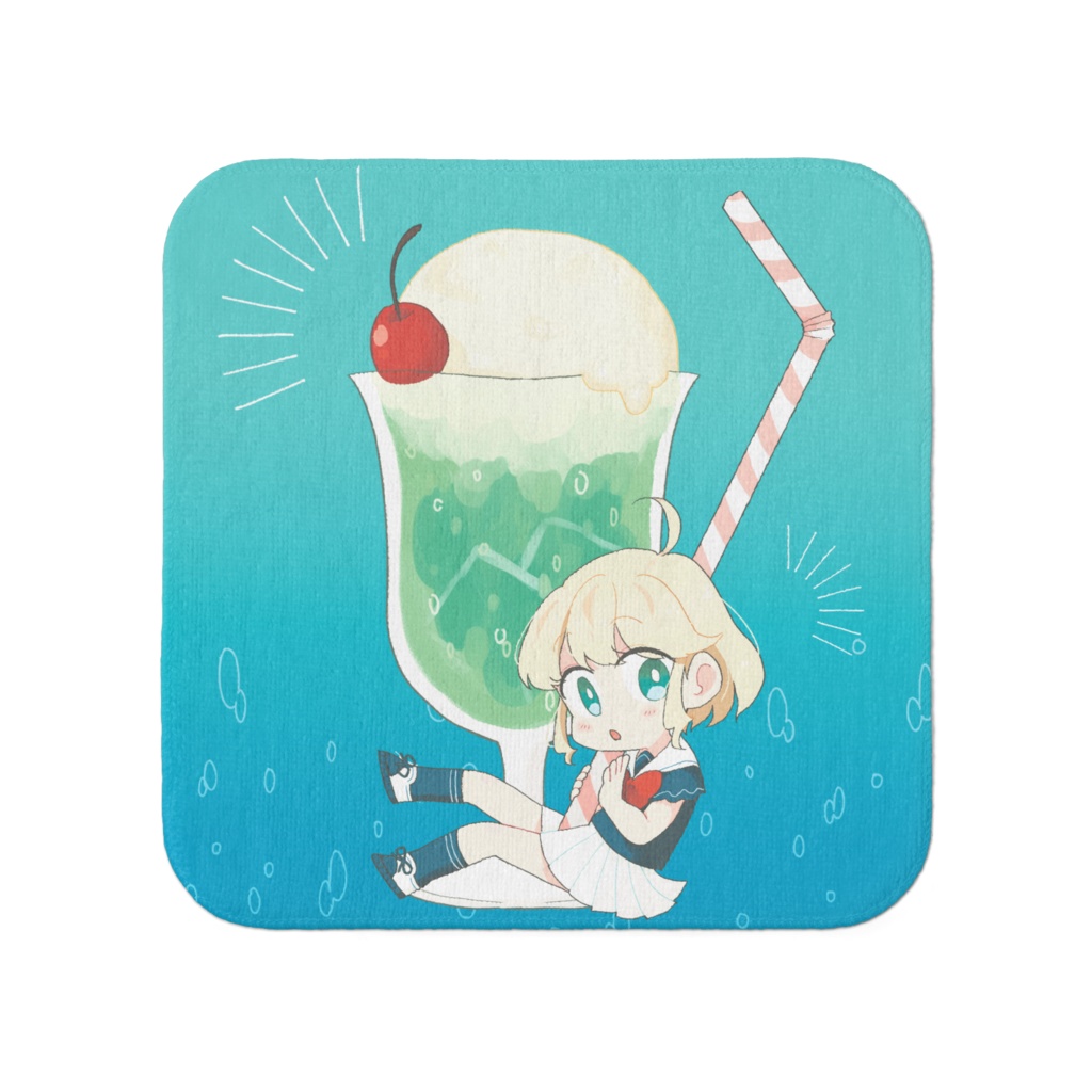 HC メロンソーダ ミニタオル