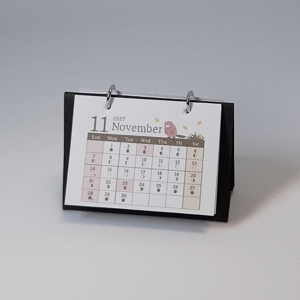 MOON CALENDAR 2027
