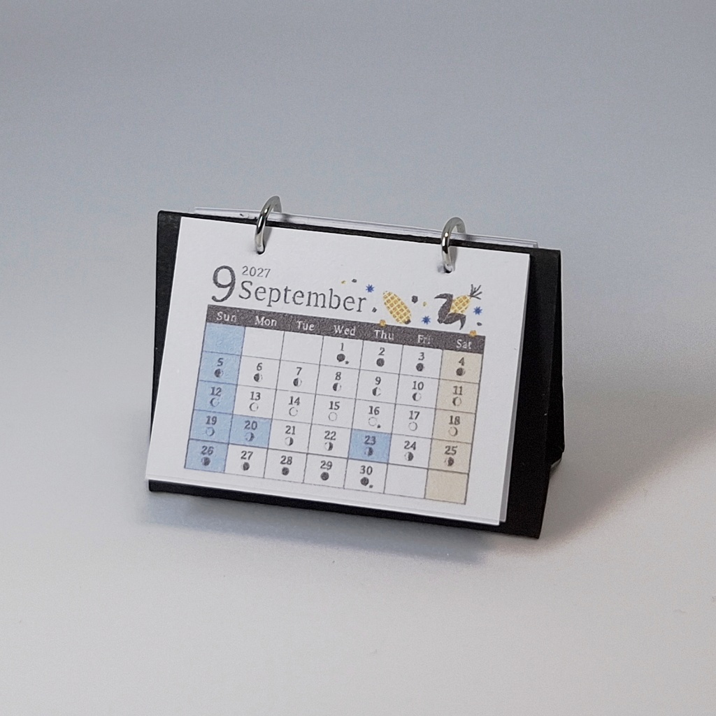 MOON CALENDAR 2027