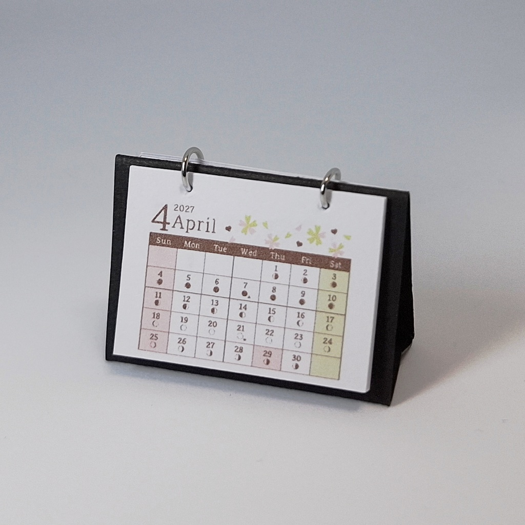 MOON CALENDAR 2027