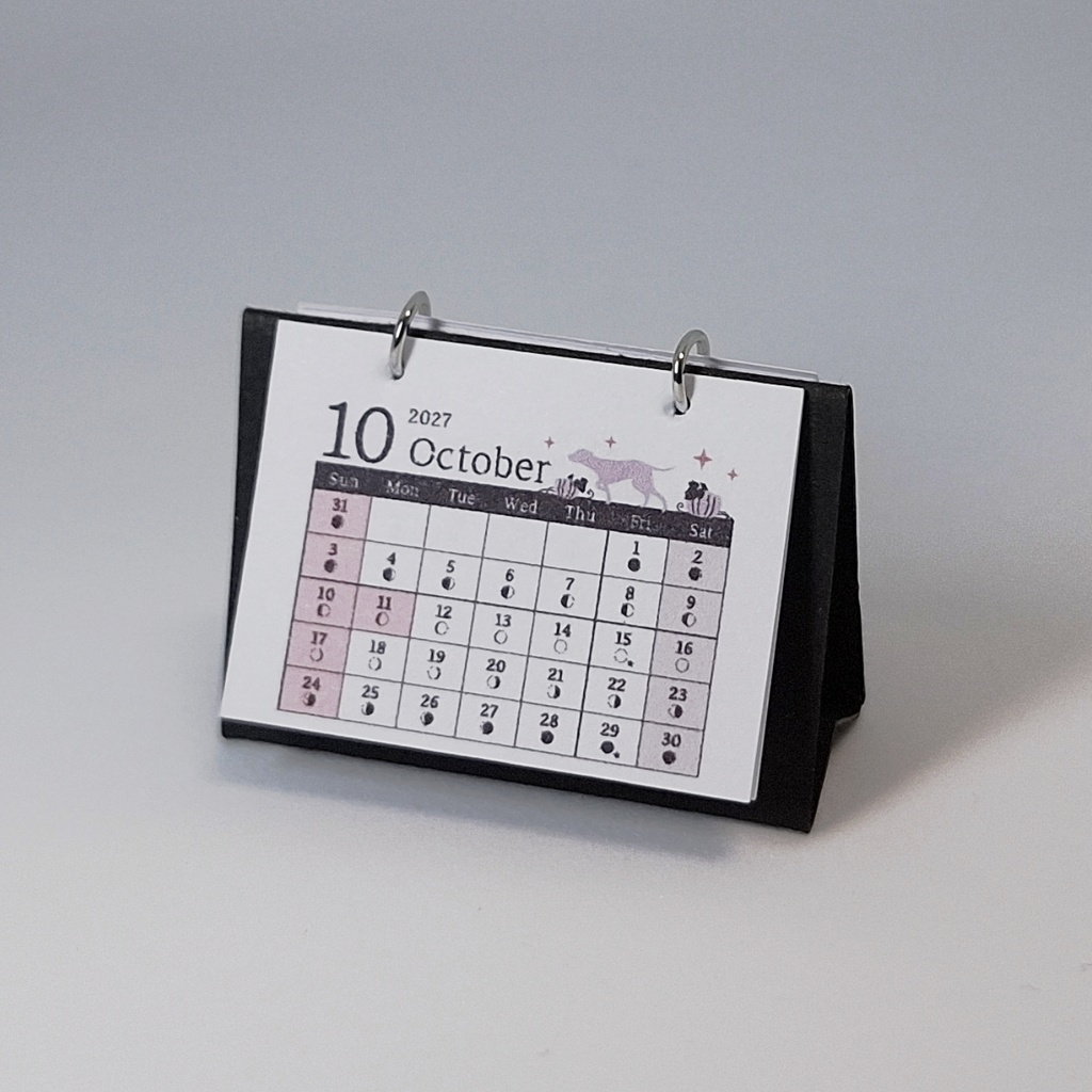 MOON CALENDAR 2027