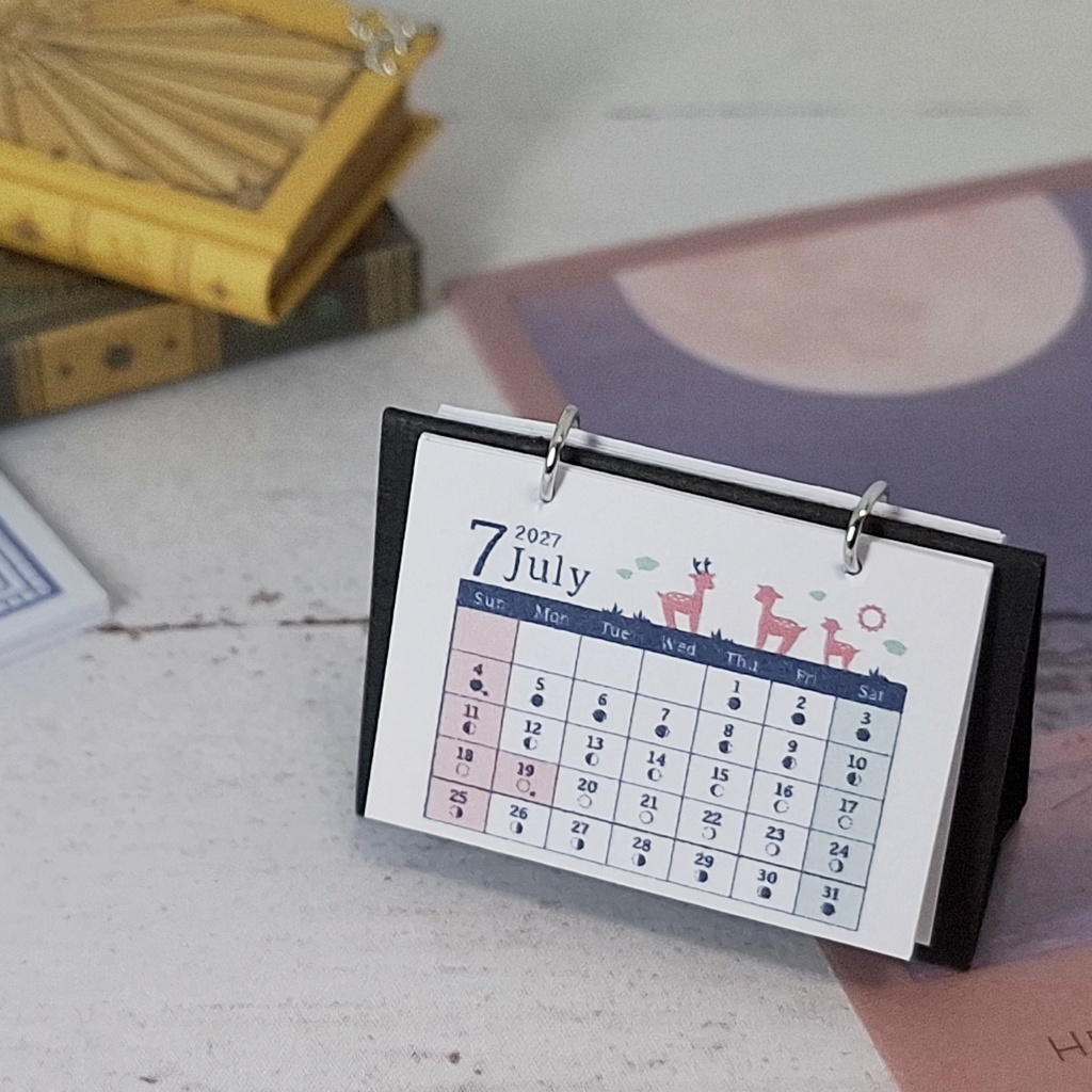 MOON CALENDAR 2027