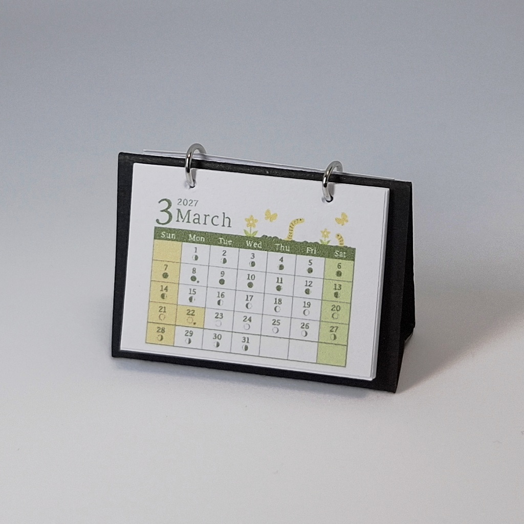 MOON CALENDAR 2027