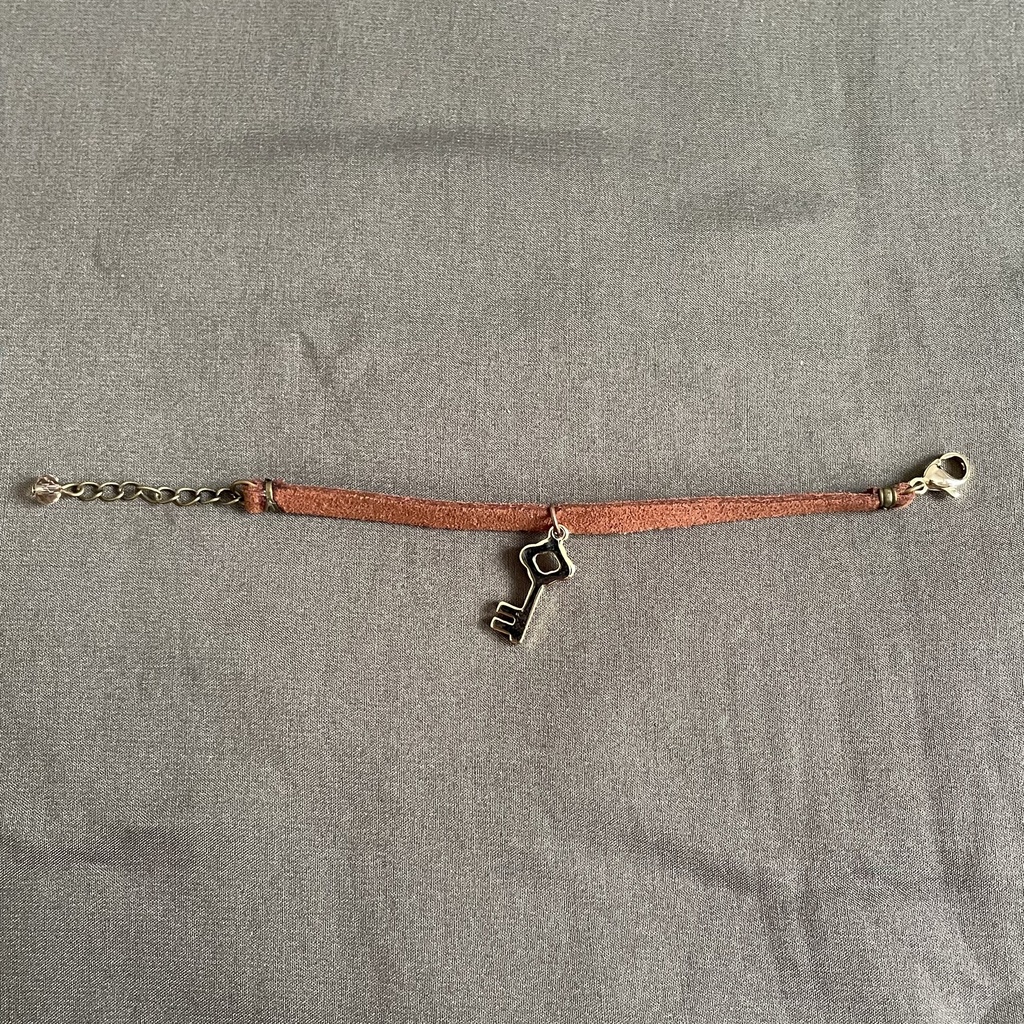 【鍵茶色】ぬい用 ぬいぐるみ ネックレス アクセサリー