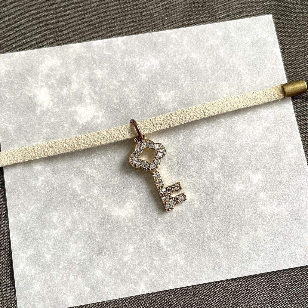 【鍵白】ぬい用 ぬいぐるみ ネックレス アクセサリー