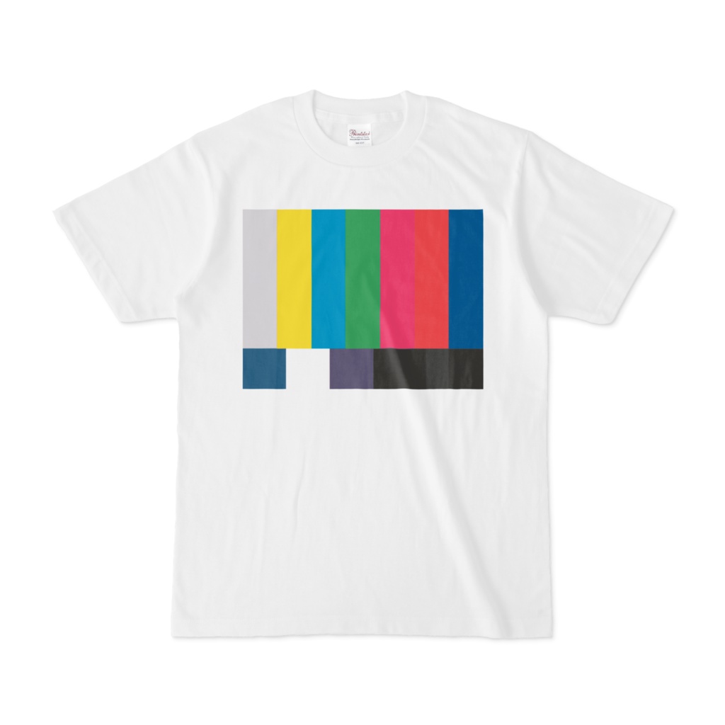カラーバーTシャツ WHITE