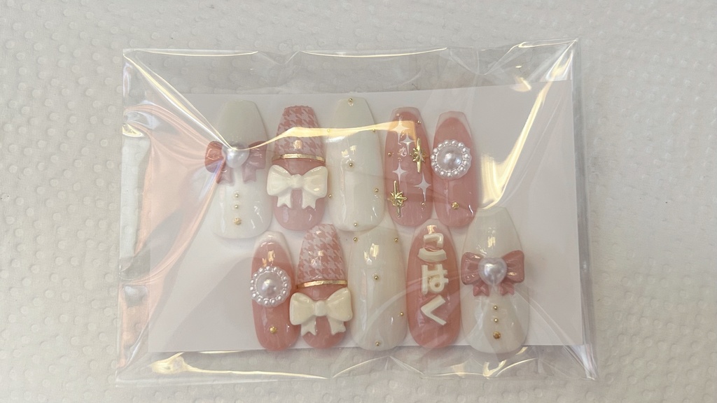 スタフォニ風ネイルチップ 桜河こはく