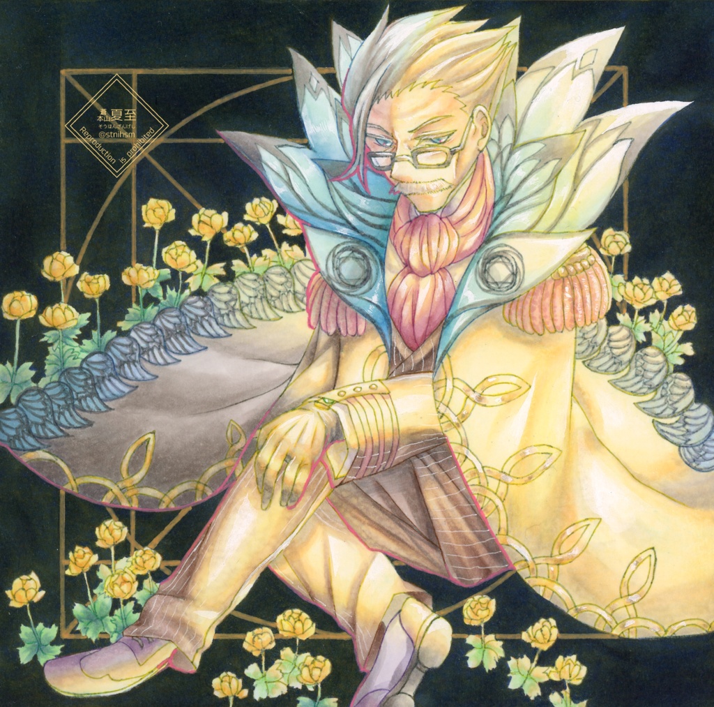 【原画】モリアーティ　手描きイラスト