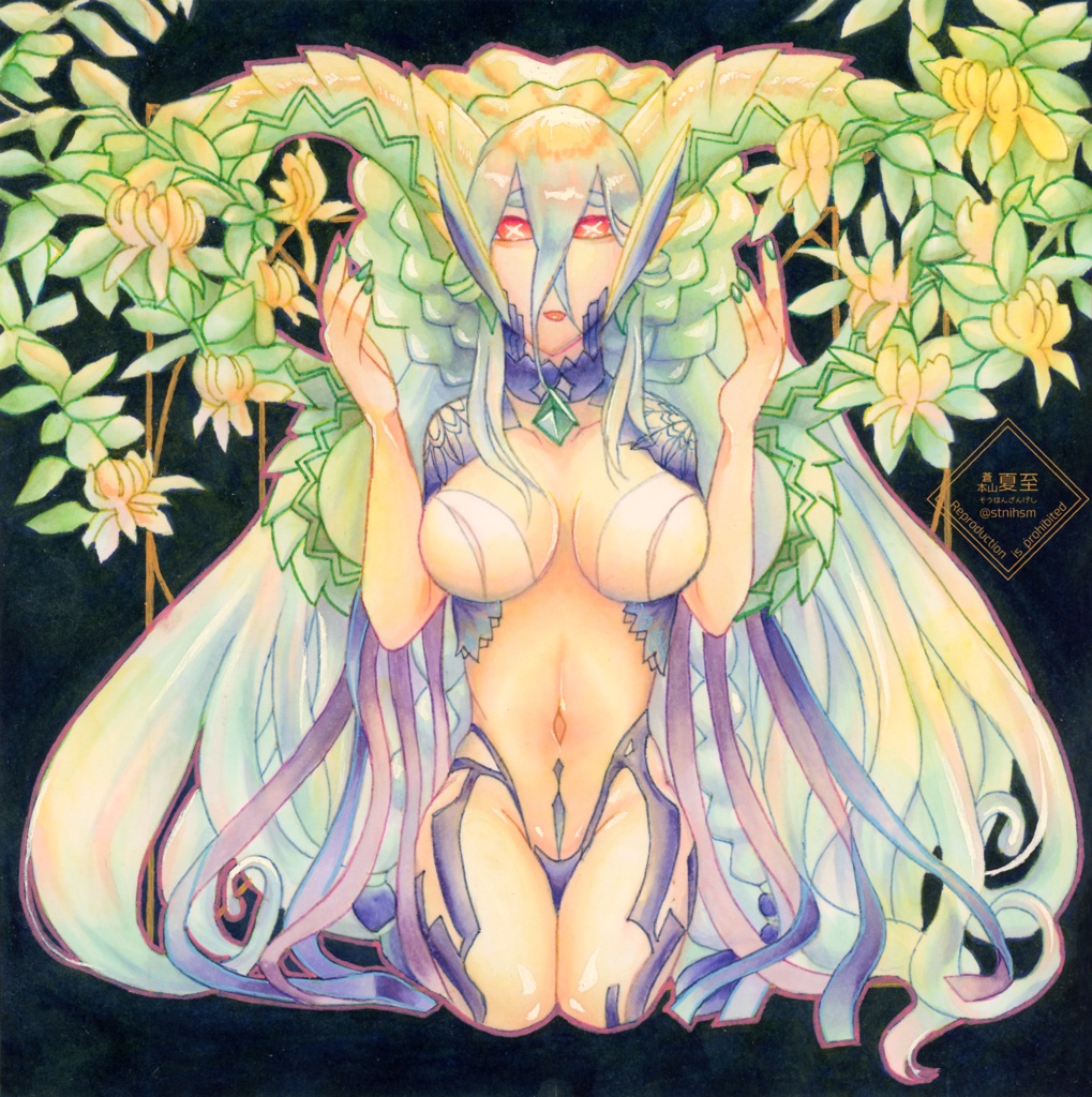 【原画】ティアマト　手描きイラスト