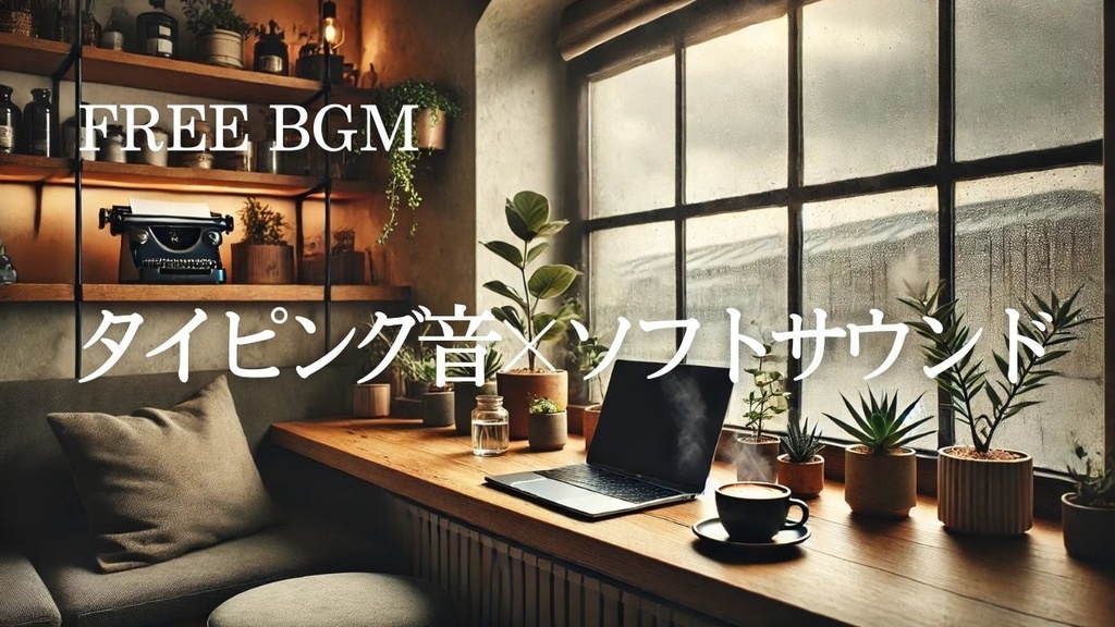 05【勉強・集中BGM】タイピング音×ソフトサウンド – Free BGM