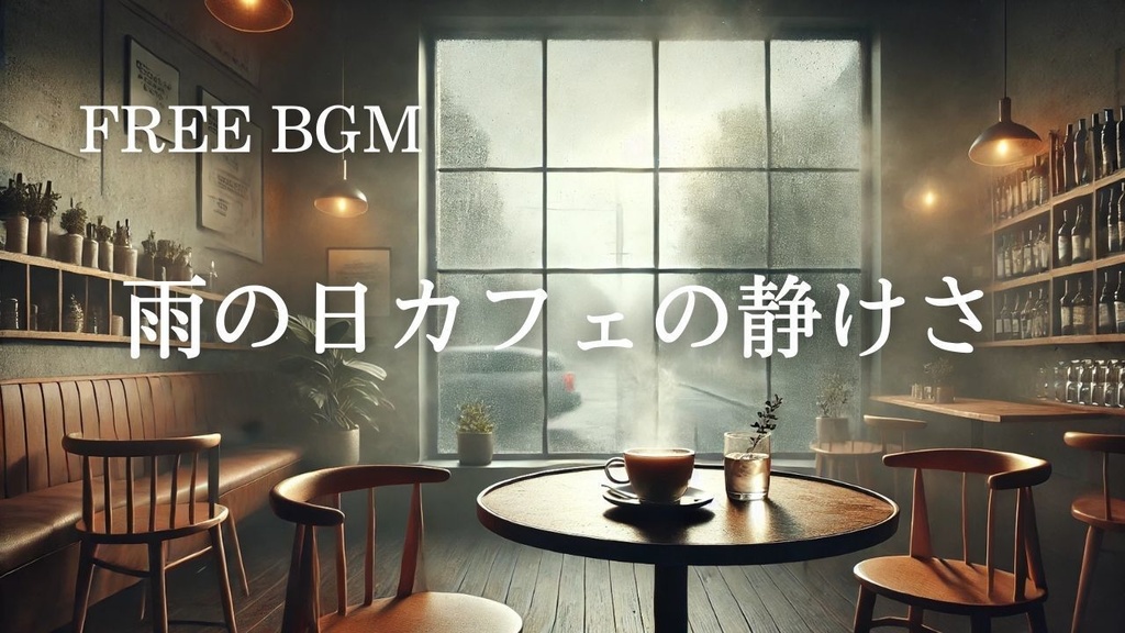 13【カフェ・リラックスBGM】レイニーデイカフェの静けさ – Free BGM