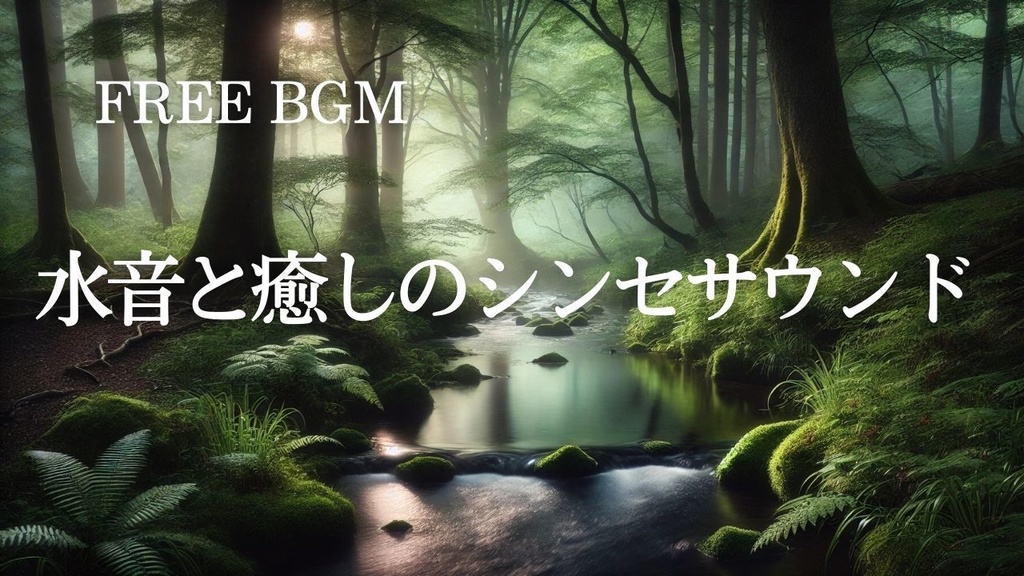 22【睡眠・瞑想BGM】水音と癒しのシンセサウンド – Free BGM