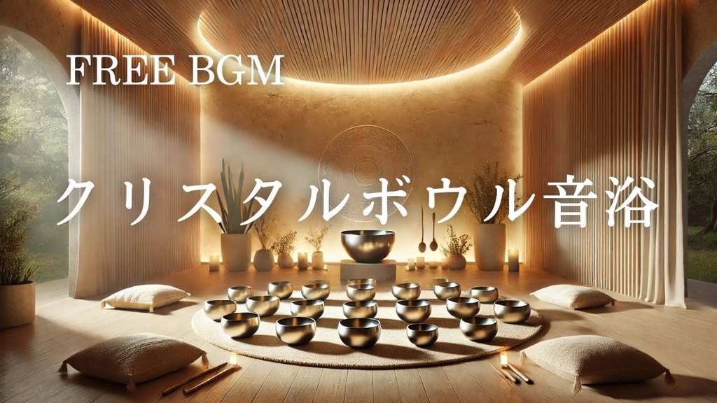 24 【睡眠・瞑想BGM】クリスタルボウル音浴 – Free BGM