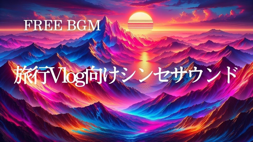 32【VlogBGM】旅行Vlog向けシンセウェーブ – Free BGM
