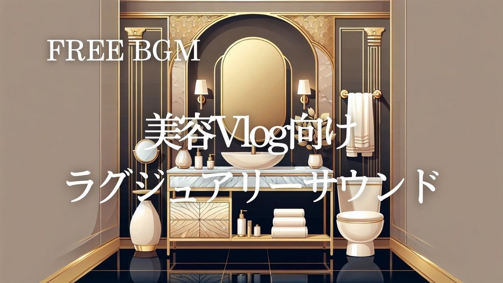 34【VlogBGM】美容Vlog向けラグジュアリーサウンド – Free BGM