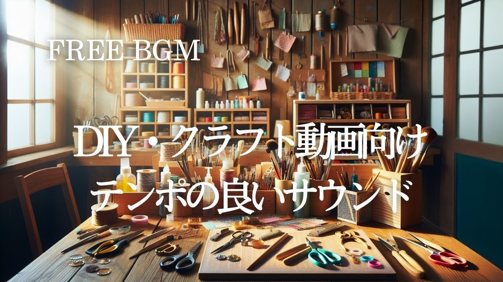 35【VlogBGM】DIY・クラフト動画向けアップビート – Free BGM