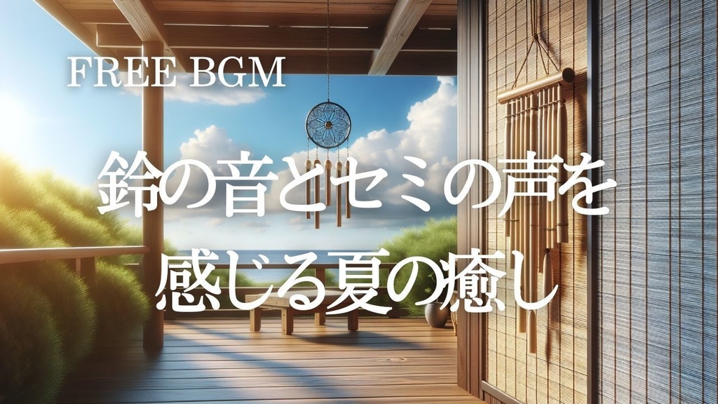 52【四季・自然BGM】夏|風鈴とセミの声のシンフォニー – Free BGM