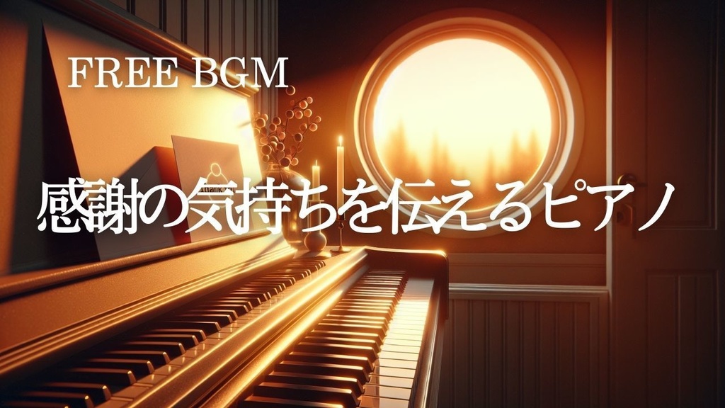 65【エモーショナルBGM】感謝を込めた温かいピアノ – Free BGM