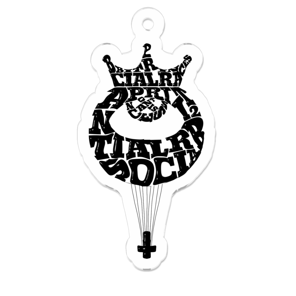 アクリルキーホルダー(ルドンの気球)