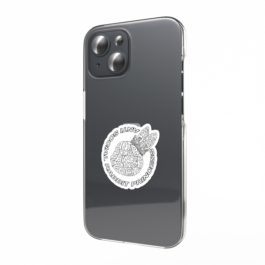 ステッカー(タイポグラフィティ : 白)