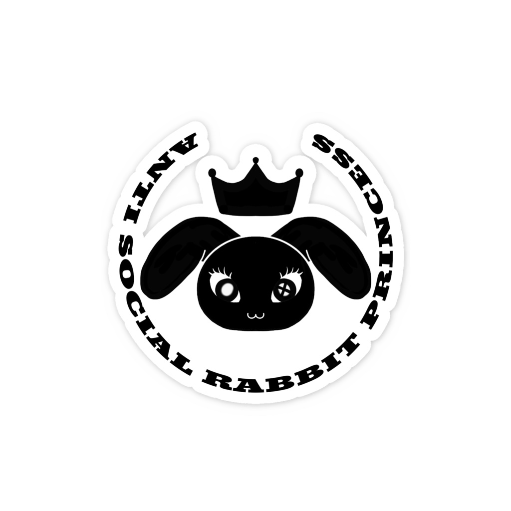 ステッカー(おひめさま)