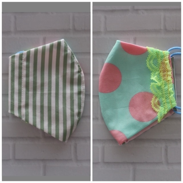 MINT◆かわいい♪ オリジナルマスク◆レース ポップ ドット 水玉◆キッズ こども◆レディース◆S・M